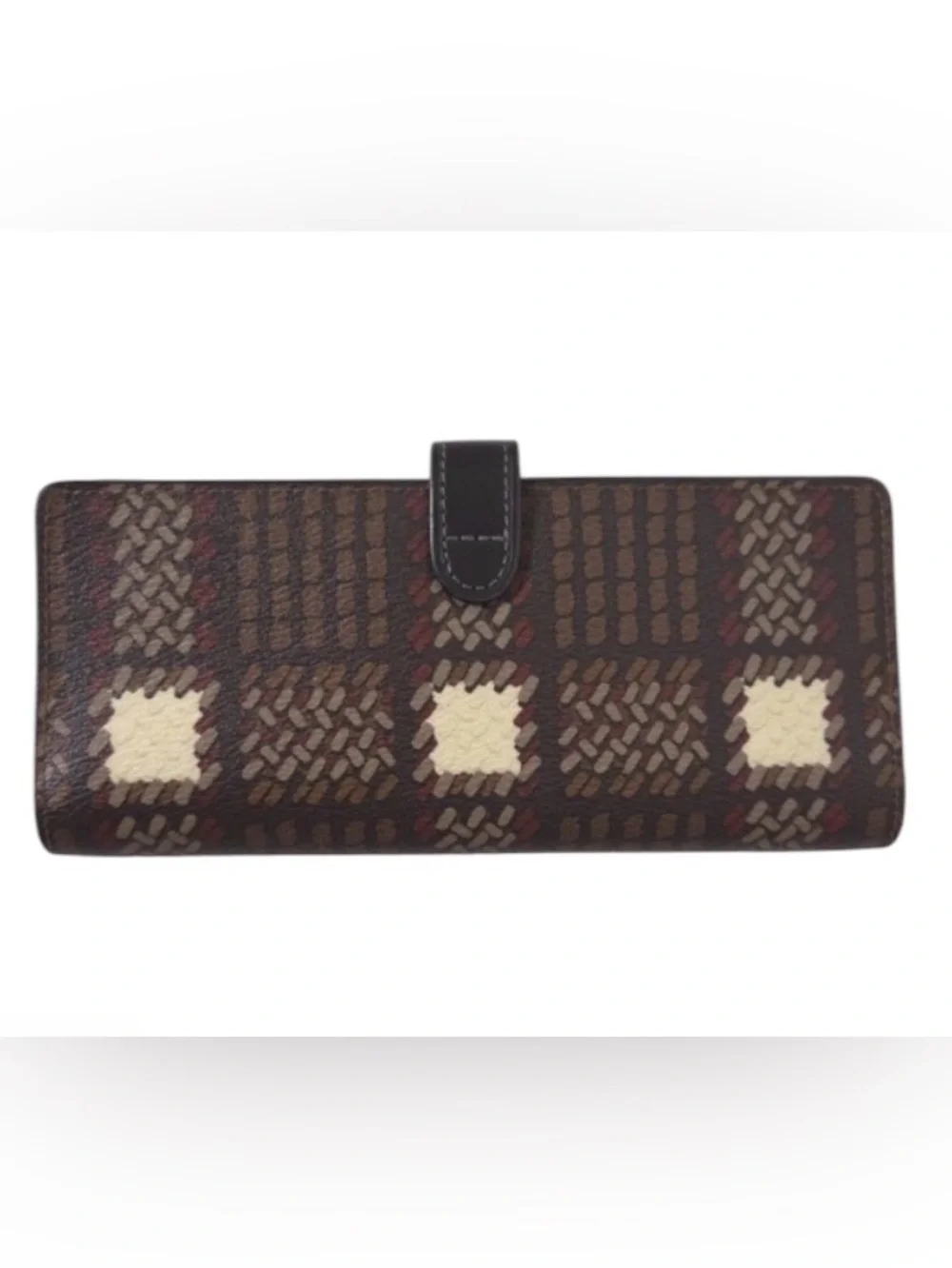 Coach City Plaid Tote Set